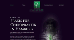 Desktop Screenshot of chiropraktik-in-hamburg.de