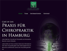 Tablet Screenshot of chiropraktik-in-hamburg.de